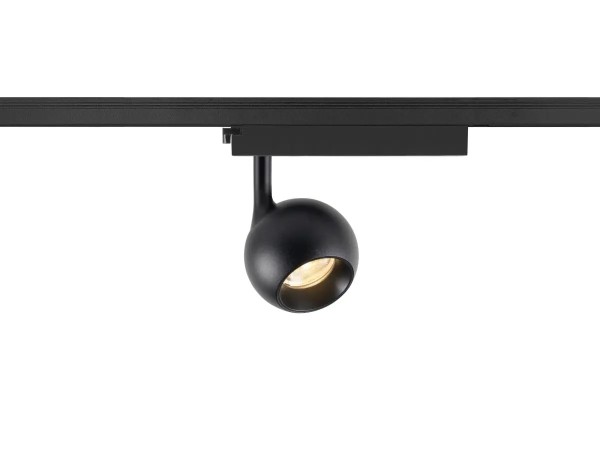 SLV 1010448 Light Eye 2.0, Kugelförmiger 1-Phasen LED-Spot Rund, 11W, 2700K, in schwarz