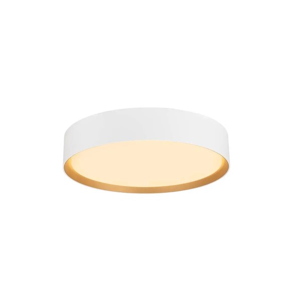 SLV 1008579 Decona 30, LED-Deckenleuchte IP44, DIM, 18W, CCT 27/3K, in weiß/gold