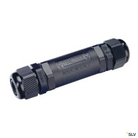 SLV 228730 Verbindungsbox, 2er, schwarz, IP68, 6-12mm SLV 228730 Verbindungsbox, 2er, schwarz, IP68, 6-12mm