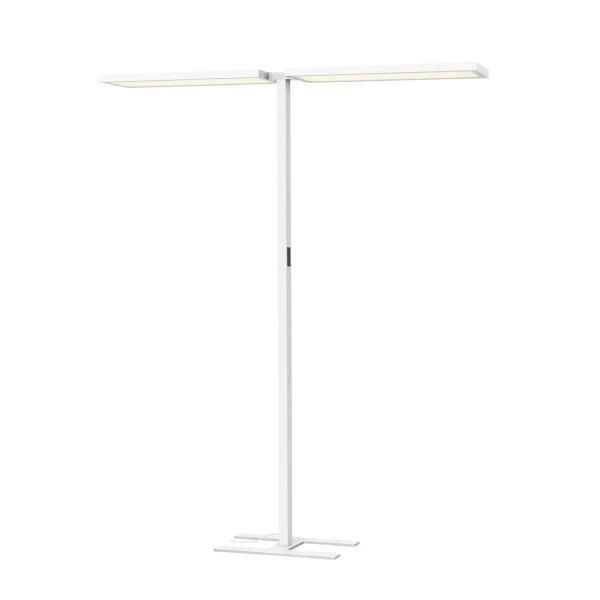 SLV 1007466 Worklight Pro Double, LED Stehleuchte, Up&Down, weiß, dimmbar, 150W, 4000K, 20000lm