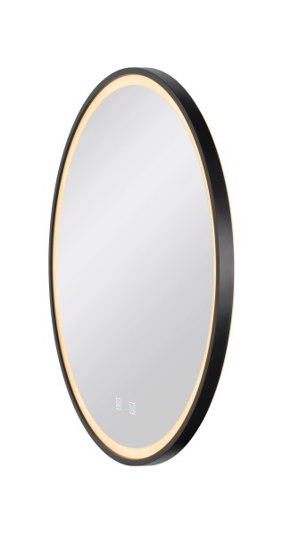SLV 1007201 Trukko 60, Spiegelleuchte, schwarz, IP44, dim. Switch, LED, 25W, 3000/4000/6500K, 730lm