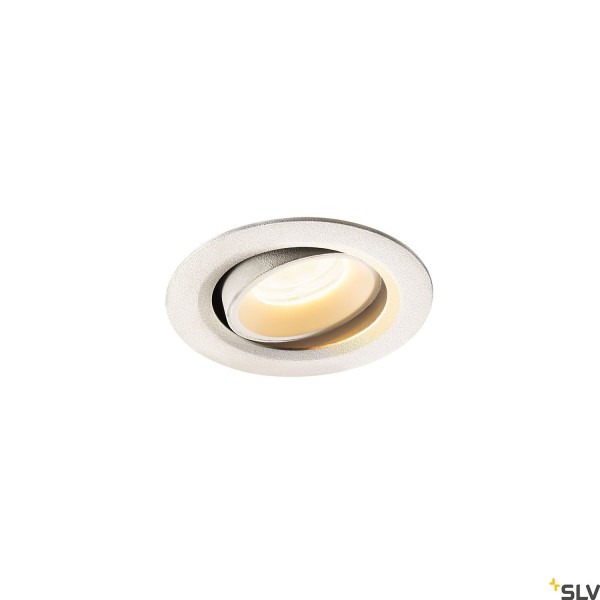 SLV 1005587 Numinos Move XS, Deckeneinbauleuchte, weiß, LED, 7W, 3000K, 720lm, 55°