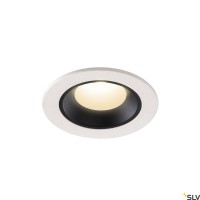 SLV 1005544 Numinos XS, Deckeneinbauleuchte, weiß/schwarz, IP44, LED, 7W, 4000K, 720lm, 20° SLV 1005544 Numinos XS, Deckeneinbauleuchte, weiß/schwarz, IP44, LED, 7W, 4000K, 720lm, 20°