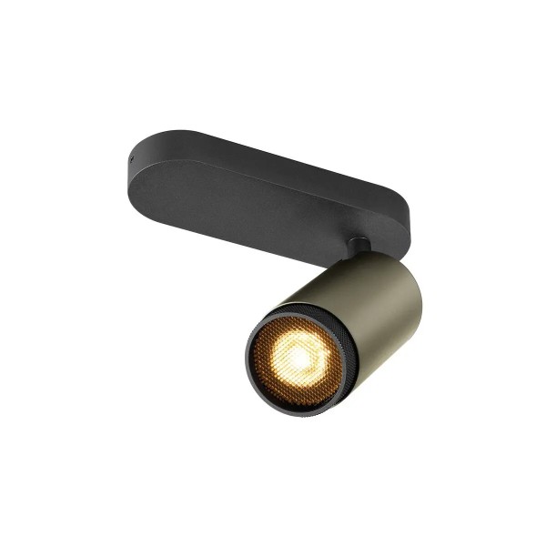 SLV 1009094 Grip! L Single, Deckenstrahler GU10, in bronze/schwarz