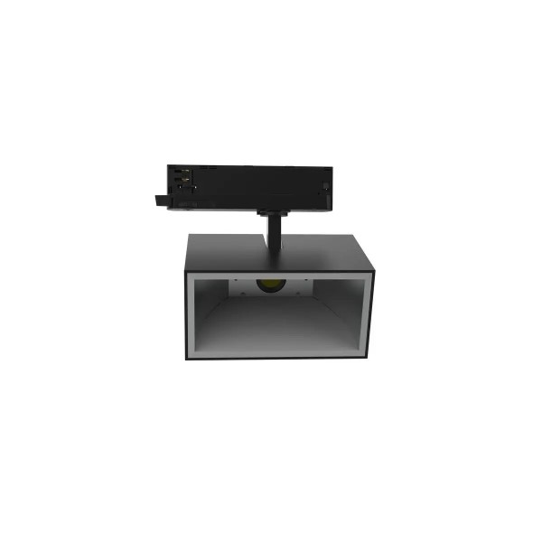 SLV 1011518 Trackspot P SQ, 3-Phasen LED-Grafikstrahler, schwarz, 12-40W, 4K, bis 172 lm/W