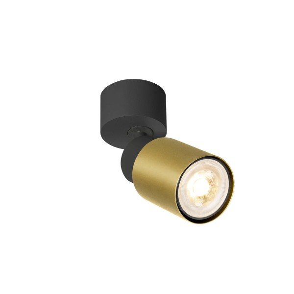 SLV 1008285 Puri 2.0 Tube, Strahler, GU10, in schwarz/gold
