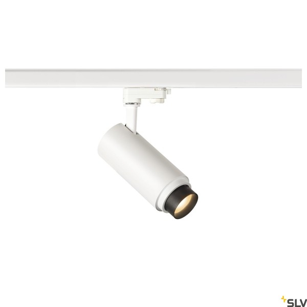 SLV 1006111 Numinos Zoom M, 3 Phasen, Strahler, weiß, dimmbar, LED, 20W, 3000K, 1800lm, 15-60°