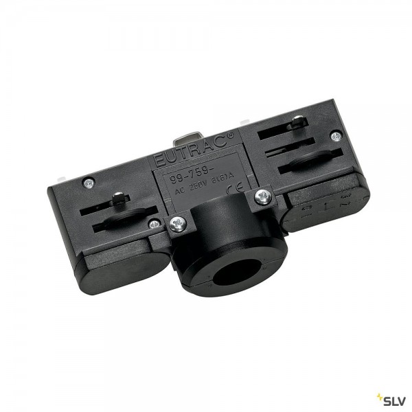 SLV 145990 3 Phasen, Eutrac, Pendeladapter, schwarz