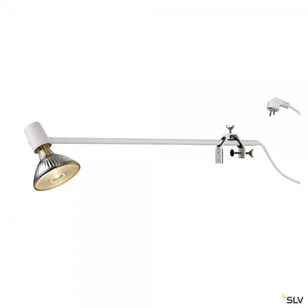 SLV 1002986 Spot Display, Displayleuchte, weiß, mit Schalter, E27, max.18,5W