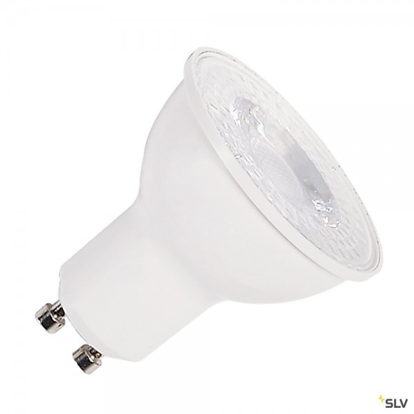 SLV 1005082 Leuchtmittel, weiß, dimmbar, QPAR51, GU10, LED, 6W, 4000K, 490lm, 38°