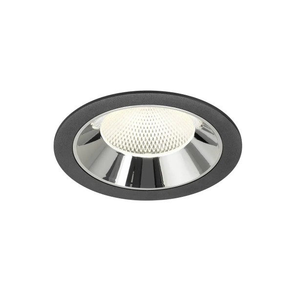 SLV 1009959 Numinos XL, LED-Einbauspot, 24W, 4000K, 3800lm, 40°, in schwarz/chrom