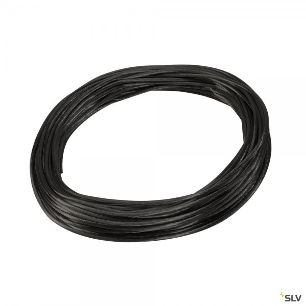 SLV 139030 Seilsystem, Niedervoltseil, 20m/4mm², schwarz