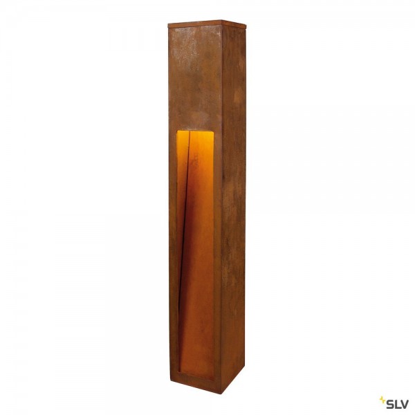 SLV 233457 Rusty Slot 80, Wegeleuchte, eisen gerostet, IP55, LED, 8,6W, 3000K, 30lm