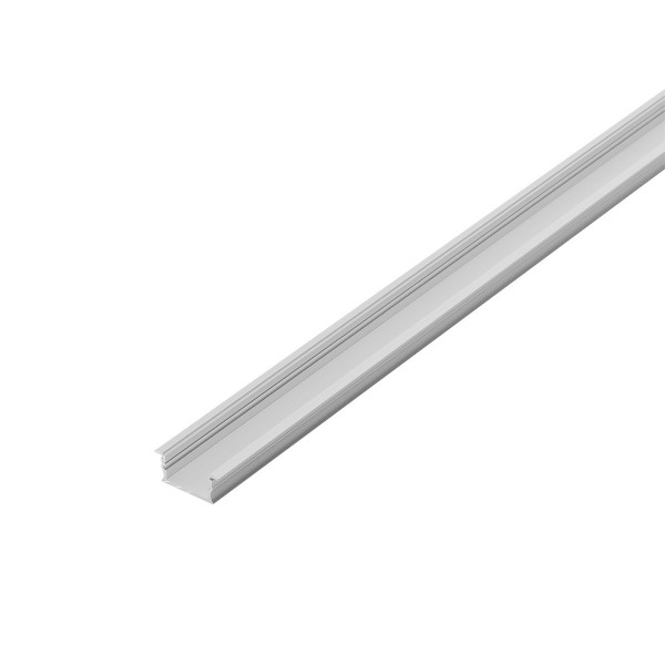 SLV 214394 Glenos 3314, Einbauprofil, flach, B/H/L 3,3x1,4x100cm, für LED Strips max.B.2,1cm
