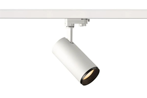 SLV 1004174 Numinos M, 3-Phasen LED-Strahler, dimmbar, 14W, 2700K, 1750lm, 24°, in weiß/schwarz