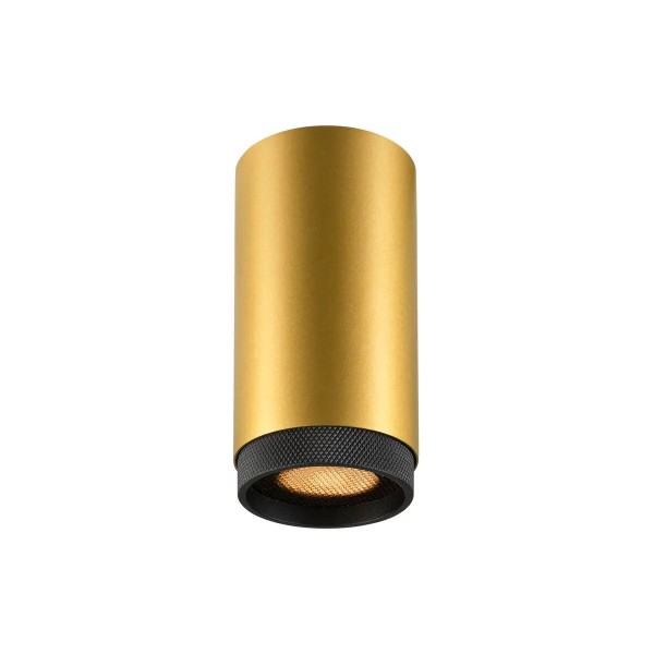 SLV 1011849 Grip! L, Deckenspot mit Dekoring, GU10, in Gold/Schwarz