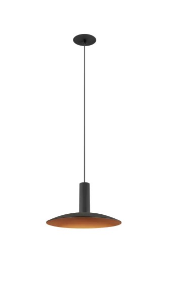 SLV 1010286 Lalu Set Elypse 22, Einbau LED-Hängelampe Scheibe, DIM, 9.5W, 27/3K, in schwarz/bronze