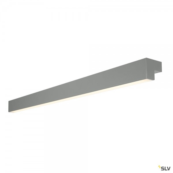 SLV 1001305 L-Line 120, Spiegelleuchte, grau, IP44, LED, 19W, 3000K, 1650lm