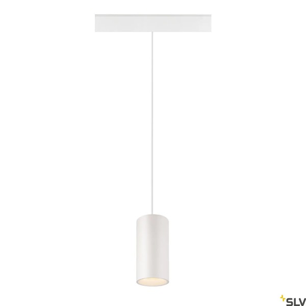 SLV 1006826 Numinos S, 48V Track, Pendelleuchte, weiß, dimmbar Dali, LED, 16W, 2700K, 1050lm, 40°