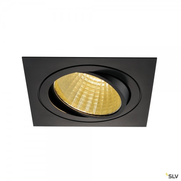 SLV 114280 New Tria 1 Set, Deckeneinbauleuchte, dimmbar 1-10V, LED, 29W, 2700K, 2210lm