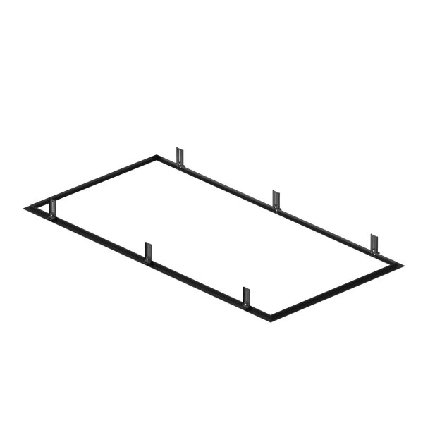 SLV 1011341 Einbaurahmen 120x60cm schwarz, für Panel P/ Pavanno