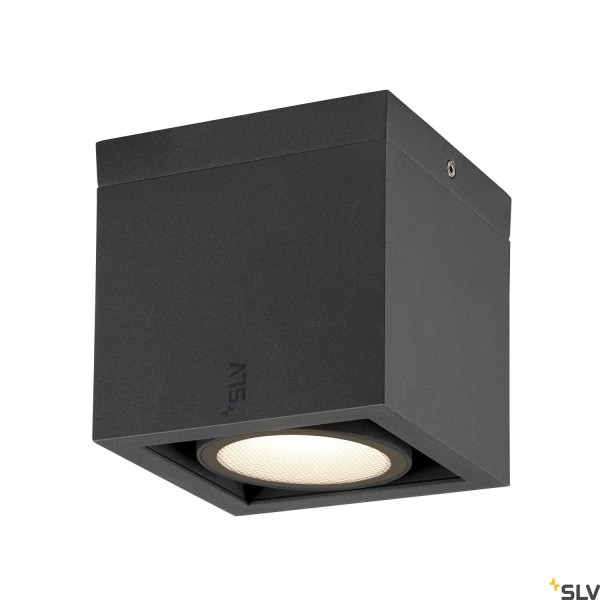 SLV 1006316 Eskina Frame Single, Deckenleuchte außen, anthrazit, IP65, LED, 15W, 3000/4000K, 1200lm