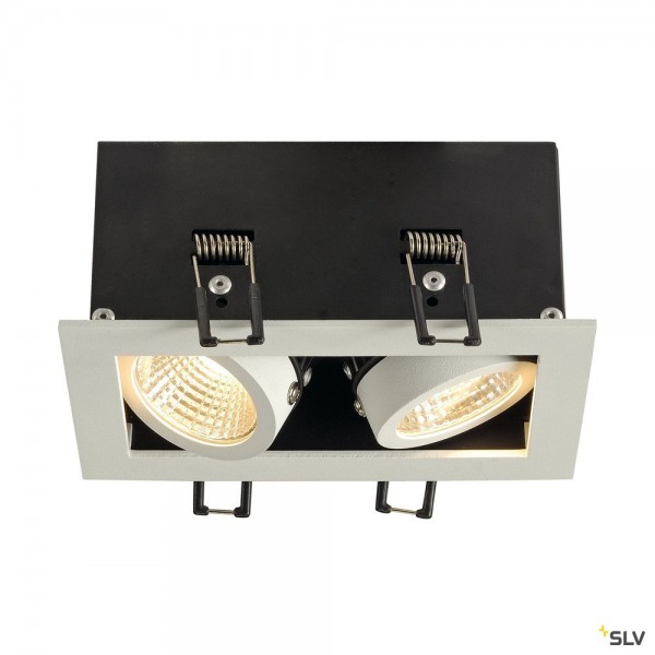 SLV 115711 Kadux 2 Set, Deckeneinbauleuchte, dimmbar L, LED, 15W, 3000K, 1290lm