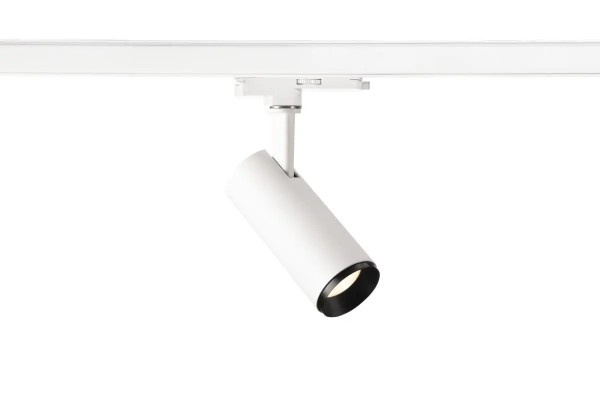 SLV 1004384 Numinos S, 3-Phasen LED-Strahler, DALI, 8W, 4000K, 1100lm, 60°, in weiß/schwarz