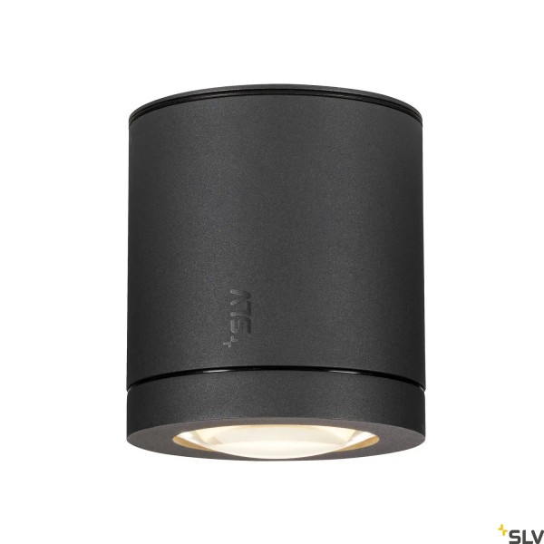 SLV 1006327 Enola Oculus, Deckenleuchte außen, anthrazit, IP65, LED, 11W, CCT 3000/4000K, 1100lm