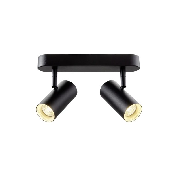 SLV 1008707 Noblo Spot Double, LED-Strahler, 15W, Dim to Warm 2-3K, in schwarz