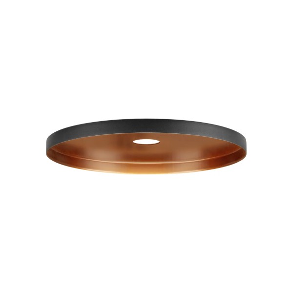 SLV 1007547 Lalu Plate 22, Lampenschirm, schwarz, bronze, D:22cm, H:1.5cm