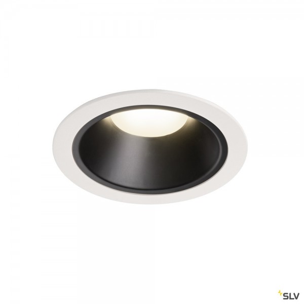 SLV 1004048 Numinos XL, Deckeneinbauleuchte, weiß/schwarz, LED, 37,4W, 4000K, 3600lm, 40°