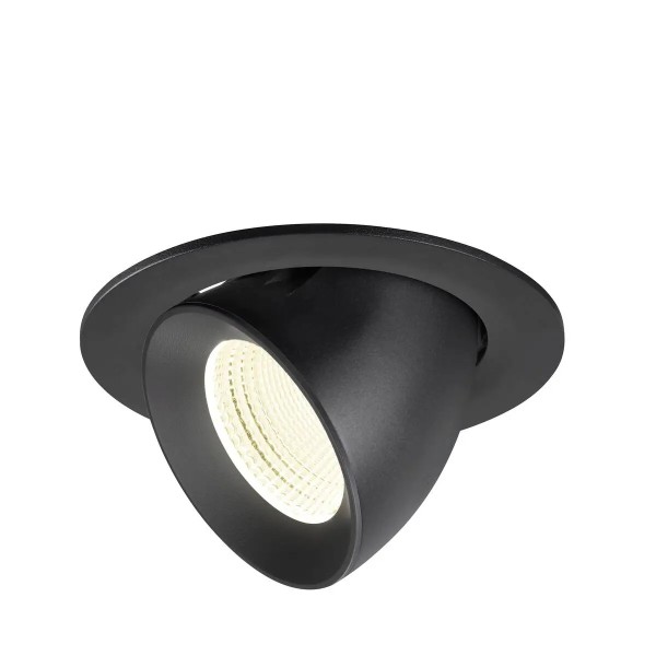 SLV 1009745 Numinos Gimble L, LED-Einbauleuchte, 17W, 4000K, 2700lm, 55°, in schwarz