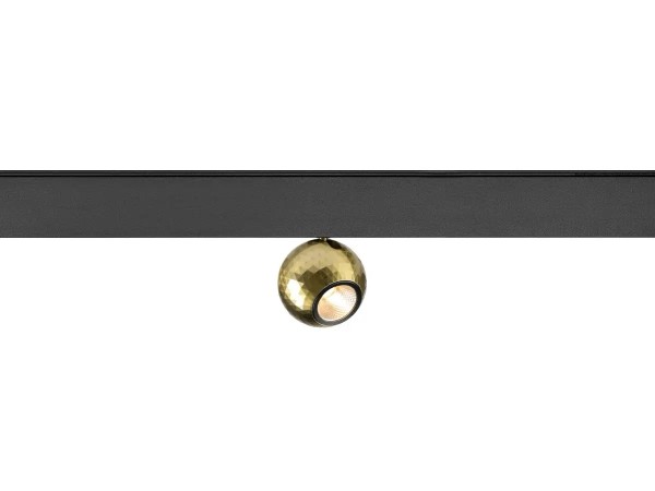 SLV 1010375 Dysko, Runder 48V LED-Spot Discokugel, DALI, 5.6W, 2700K, in gold/schwarz