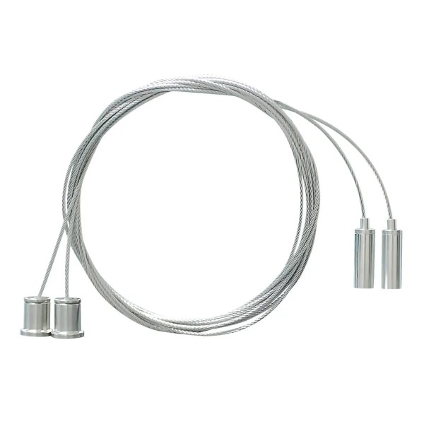 SLV 1011504 Stahlseil-Abhängeset 2m, 2 Stück, für Tubular P