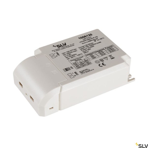 SLV 1006120 LED Treiber, 40W, 700/900/1000mA