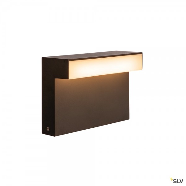 SLV 1003536 L-Line Out 30, Wegeleuchte, anthrazit, IP65, LED, 11,5W, 3000/4000K, 810lm