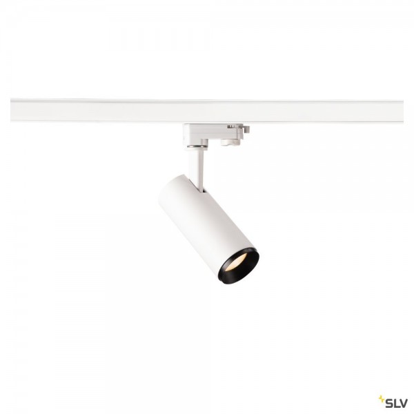 SLV 1004079 Numinos S, 3 Phasen, Strahler, weiß/schwarz, dimmbar C, LED, 10,42W, 2700K, 985lm, 36°