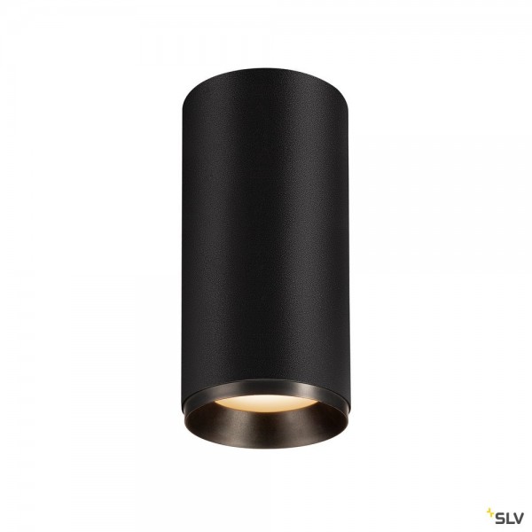 SLV 1004611 Numinos L, Deckenleuchte, schwarz, dimmbar Dali, LED, 28W, 3000K, 2340lm, 36°