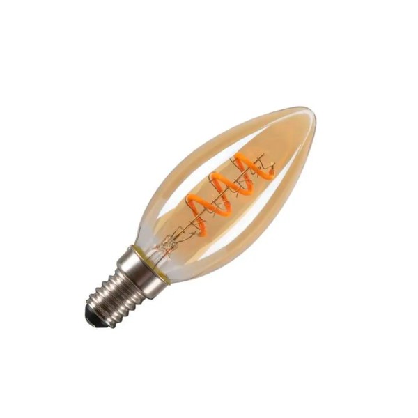 SLV 1008648 LED-Lampe C35, E14, gold, DIM, 2W, 22K, 80lm