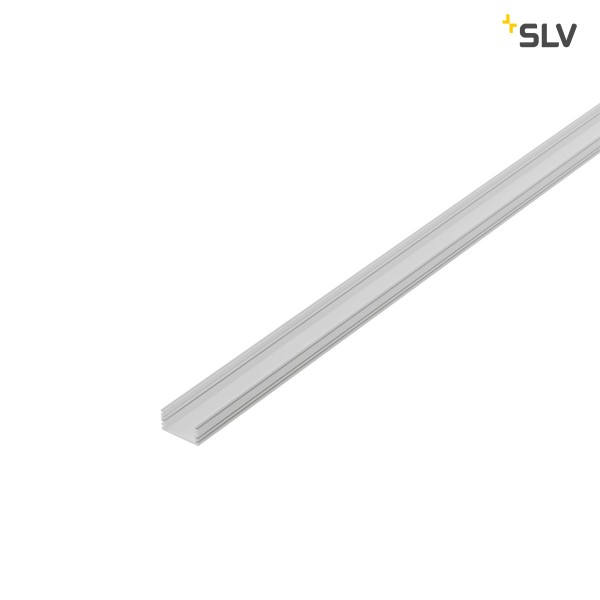SLV 214331 Glenos 2713, Aufbauprofil, weiß matt, B/H/L 2,7x1,3x200cm, LED Strips max.B.2,1cm