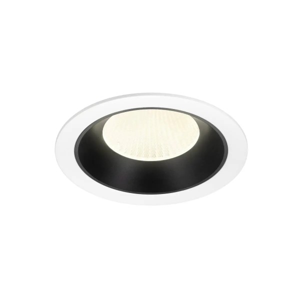 SLV 1009963 Numinos XL, LED-Einbauspot, 24W, 4000K, 3800lm, 20°, in weiß/schwarz