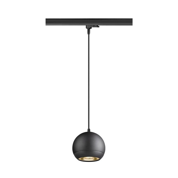SLV 1008176 Light Eye 150, 3-Phasen Hängelampe, GU10, in schwarz matt