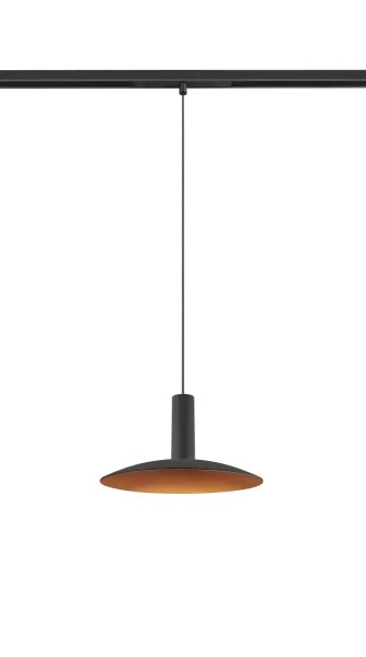 SLV 1010289 Lalu Set Elypse 22, 48V LED-Hängelampe Scheibe, DALI, 9W, 27/3K, in schwarz/bronze
