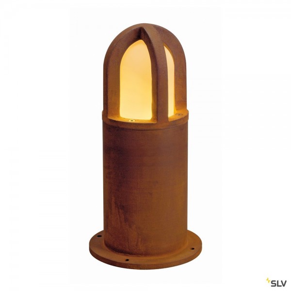 SLV 229431 Rusty Cone 40, Wegeleuchte, eisen gerostet, IP54, E27, max.11W