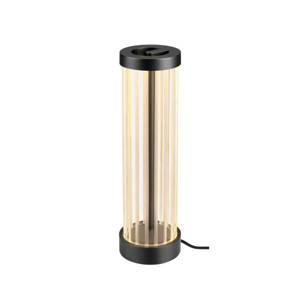 SLV 1008038 Quimera, LED-Tischlampe liniert, 4.3W, CCT 27/3K, in dunkel bronze