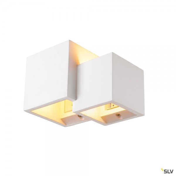 SLV 1004733 Plastra Cubes, Wandleuchte, weiß, G9, max.15W