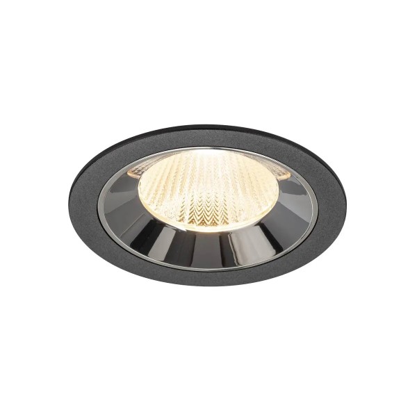 SLV 1009761 Numinos L, LED-Einbauspot, 17W, 2700K, 2400lm, 40°, in schwarz/chrom