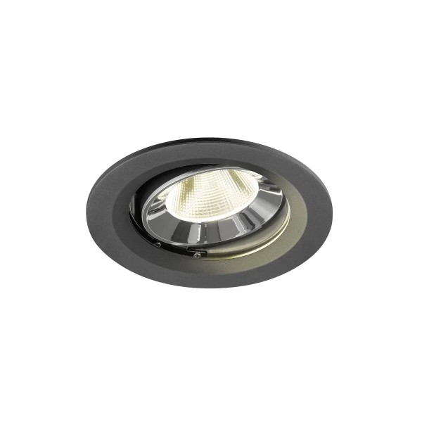 SLV 1009687 Numinos Move M, LED-Einbaustrahler, 12W, 4000K, 1900lm, 20°, in schwarz/chrom