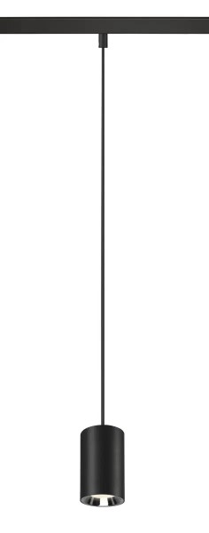 SLV 1006797 Numinos XS, 48V LED-Pendelleuchte, DALI, 8.7W, 4000K, 750lm, 20°, in schwarz/chrom